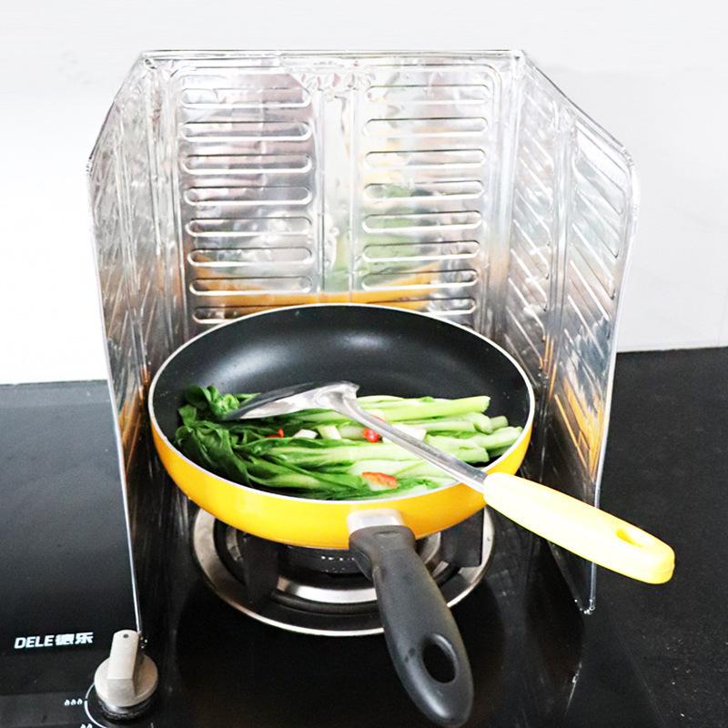 Алюминиевая фольга для защиты от разбрызгивания масла в японском стиле для газовой плиты - утолщенная, изолированная, антимасляная кухонная защита