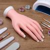 Bendable Nail Practice Hand Flexible Positioning Fake Hand Mannequin Hand  Manicure Practice