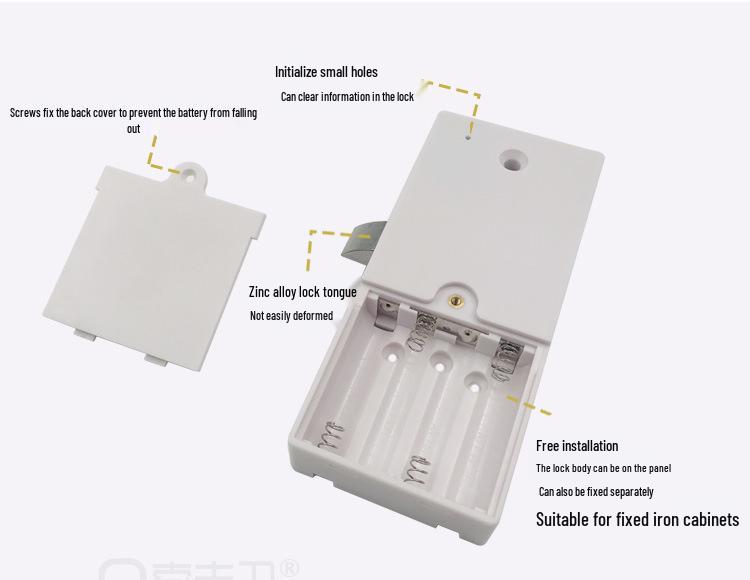 Умный электронный замок для сауны, ванной комнаты, ящика, шкафа, гардероба и буфета