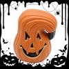 HBASD Halloween LED Pumpkin Lantern,Novelty Flash Pumpkin Lantern Lamp Toy for Home Party Supplies Room Decoration Props (G)