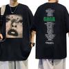 Singer Lady Gaga Tour Graphic Men Clothing Tee Shirt Homme New Short Sleeve Round Neck Printing Pullover T-Shirt