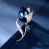 Crystal Tulip Brooch, High-end Brooch, Elegant and Fashionable, Anti-glare Pin