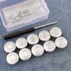 5pcs Replacement No-Sewing Metal Button Detachable Pants Pins Portable Repair Kit
