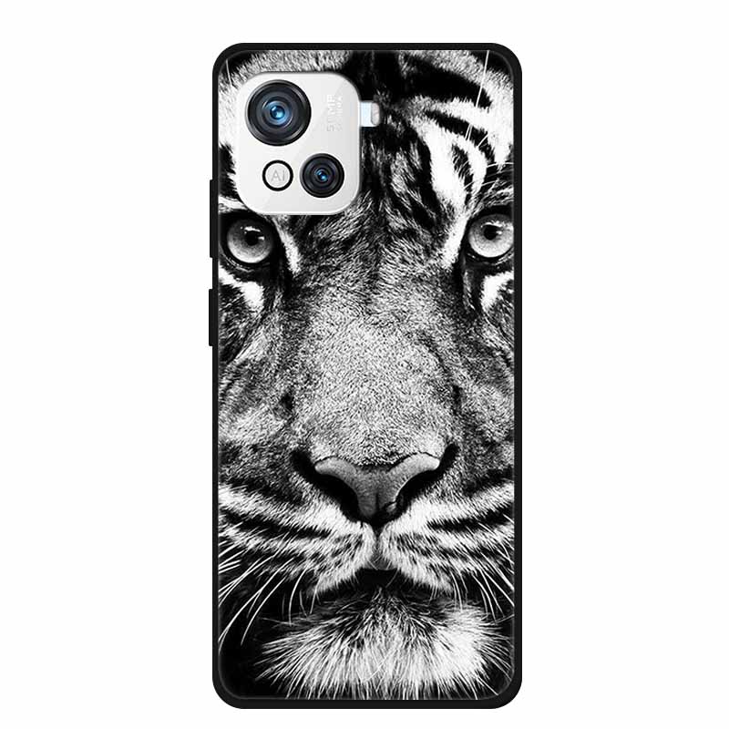 Для чехла Oscal C80 Защитная крышка 6.5" Крутой Лев Кошка Мягкий Силикон Задняя Панель Телефона Для Blackview Oscal C80 C 80 Бампер Чехол