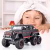 Масштаб 1/22 Benz G63 AMG 6x6 V12, внедорожная черная модель пикапа, игрушечный автомобиль из цинкового сплава со звуком и светом для детей, подарок для мальчиков и девочек