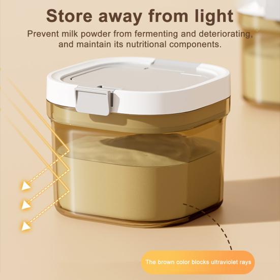 Контейнер для хранения сухого молока 800/1300 мл, герметичная банка, легко моется, переносной контейнер для закусок и еды