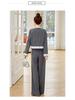 2025 Spring Casual Chic Two-Piece Set: Age-Defying Cardigan & Wide-Leg Pants