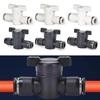 1Pcs Pipe Fitting Pneumatic Valve 4mm 6mm 8mm Manual Ball Valve Durable Hand Valve