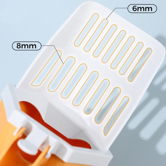 Совок для кошачьего туалета с мусорным контейнером Эргономичная ручка Лопата для кошачьего туалета Портативный совок для кошачьего туалета Сито для кошачьего туалета с дозатором отходов