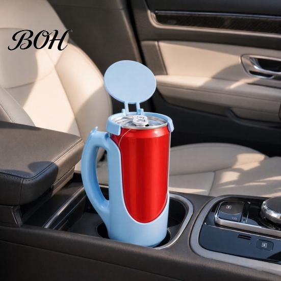 Portable Drink Lid Can Cover for Soda Cans, Snap on 11/12oz Coke Sparkling Flexible Seal Water, Splash Proof Leak Guard Car Cup Holder, Reusable