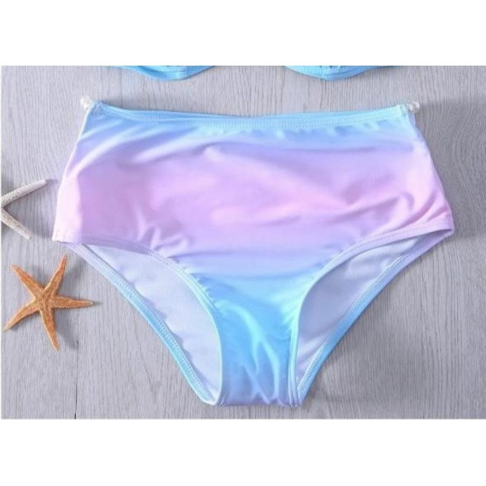 Купальник европейский и американский купальник бикини «русалка» купальник бикини с постепенным изменением формы