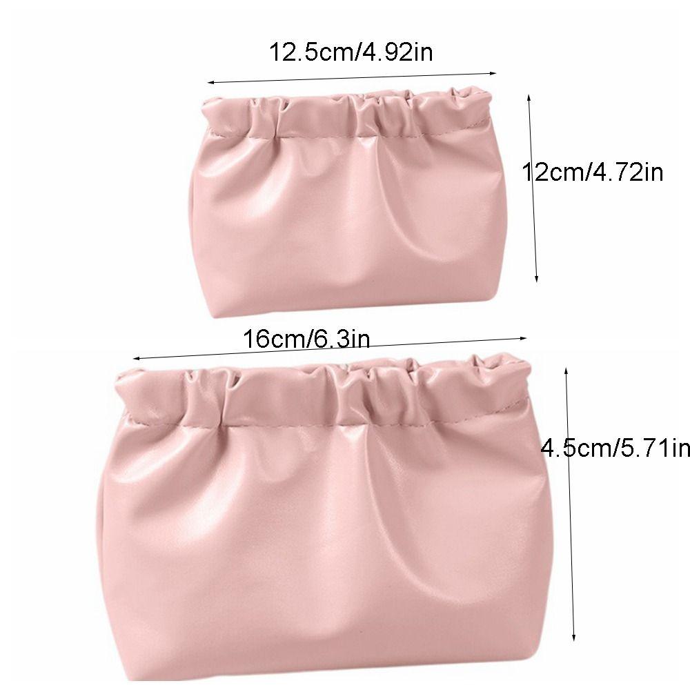 Pu Leather Mini Cosmetic Bag Makeup Bag Coin Purse Small Item Bag Coin Bags Travel