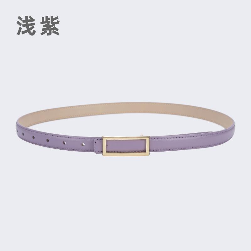 Четыре сезона в наличии новый тонкий пояс для женской юбки кожаный маленький пояс простой подходящий декоративный пояс для студента женский