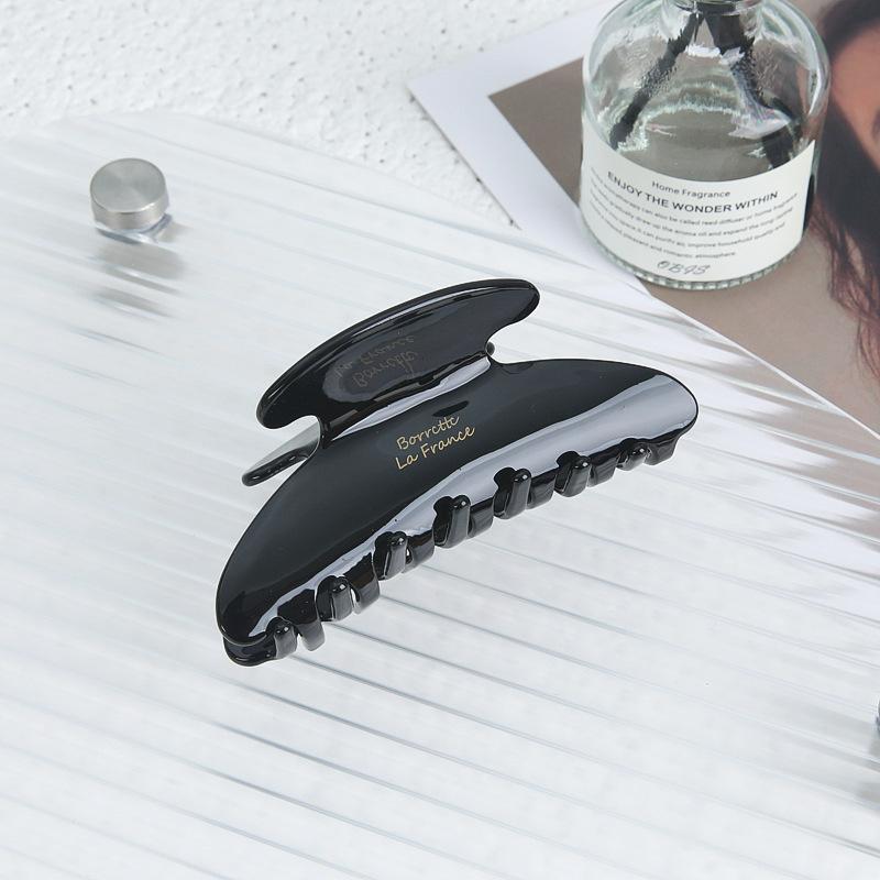 Элегантная ацетатная заколка для волос, большой размер, шарм, заколка-акула, женские аксессуары для волос, универсальный стиль, головной убор