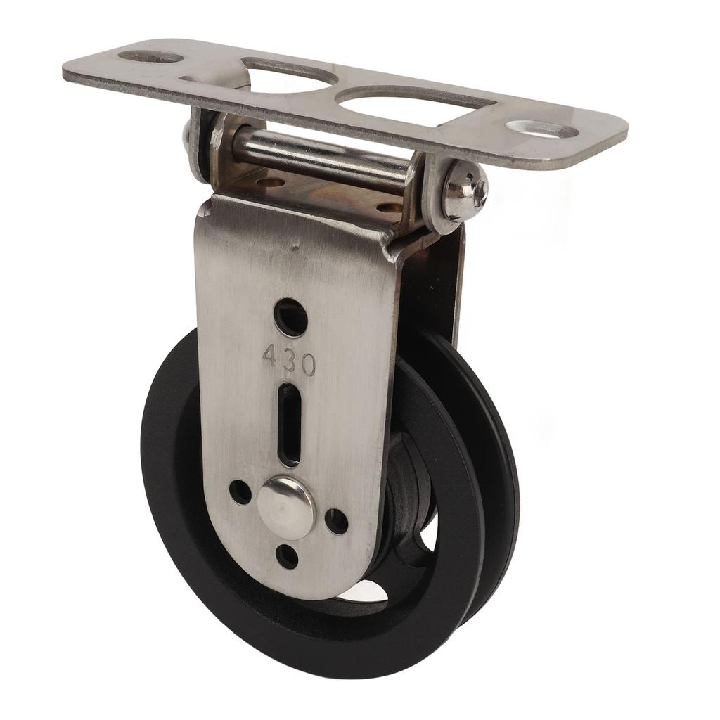 Pulley Wheel Bidirectional Rust Proof Silent Rotation Traction Wheel for Fitness Pulley System