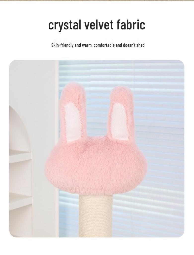 Компактное многофункциональное дерево для кошек: Кровать, Игровой комплекс и Сизалевая платформа-игрушка