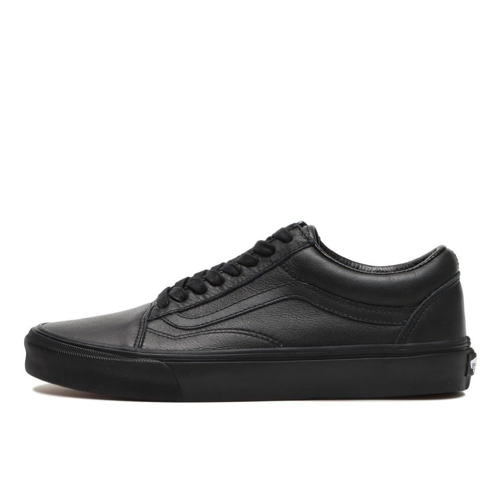 Vans Old Skool  Leather  Black Vn0003z6l3a