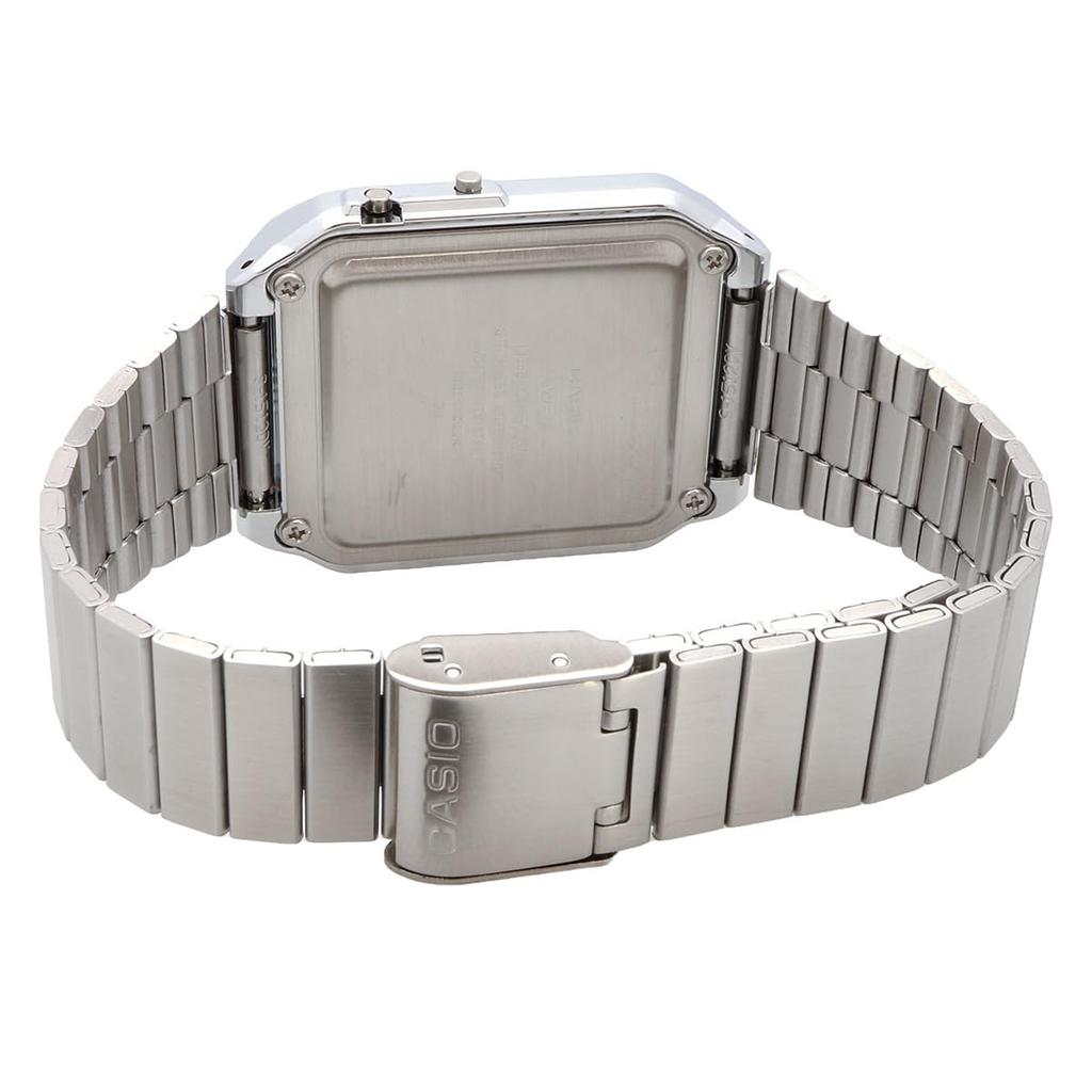 Casio Vintage Series Digital Watch with 8 Digit Calculation Function Unisex Metal Band Silver Overseas Model [Casio] CA-500WE-1A [Item]