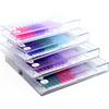 Colored Single Grafted False Eyelashes Three Colors Per Box Natural Softness and Extension 0.07mm C/D 8-15mm  Eye Makeup