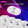 Car LED USB Lights Atmosphere Light Decorative Lamp For Party Ambient Modeling Automotive Portable Plug Play Auto Interior Lights