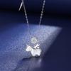 Dream Adventure Unicorn Necklace Female Niche Creative Exquisite Versatile White Shell Ins Pendant