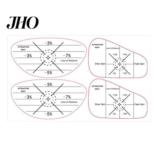 Distance Loss Percentage Markers for Golf Clubs 50 Pcs Impact Tape Labels Improve Swing Accuracy Ball Flight Curve Stickers And Sticker Iron