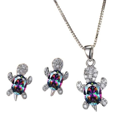 Стильный женский комплект ожерелья, универсальный женский наряд