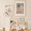 Scandinavian Colorful Leaves Flowers Abstract HD Posters and Prints Wall Art Canvas Painting Home Bedroom Living Room Decoration