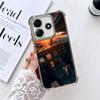 Aviation Aeroplane Pilot Cockpit Plating Phone Case For Xiaomi Redmi Note 14 15 Pro Plus 13 12 11 11S 11T 10 9S 9 5G Anti-Fall A