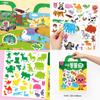 Сделано в Корее, сертифицировано KC – Мини-сумка Pinkfong Baby Shark, наклейки (Животное / Шоппинг) 3 варианта