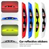 MZD1  4pcs Reflective Car Door Edge Protector Sticker Anti Collision Anti-scratch Strip For Toyota chr Corolla Camry rav4 Yaris GR