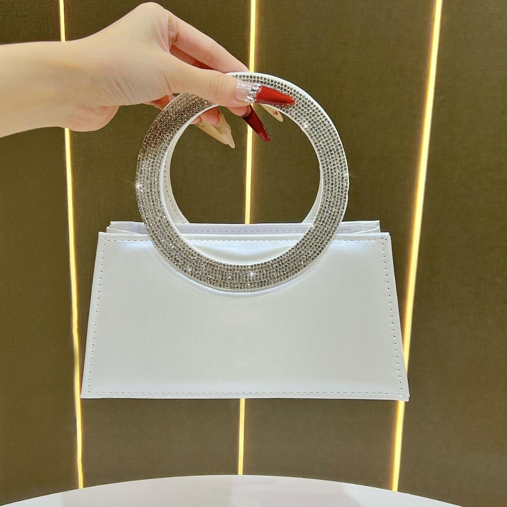 Высококачественная сумка на одно плечо, Модная вечерняя сумка, Элегантная сумка для платья, Клатч со стразами