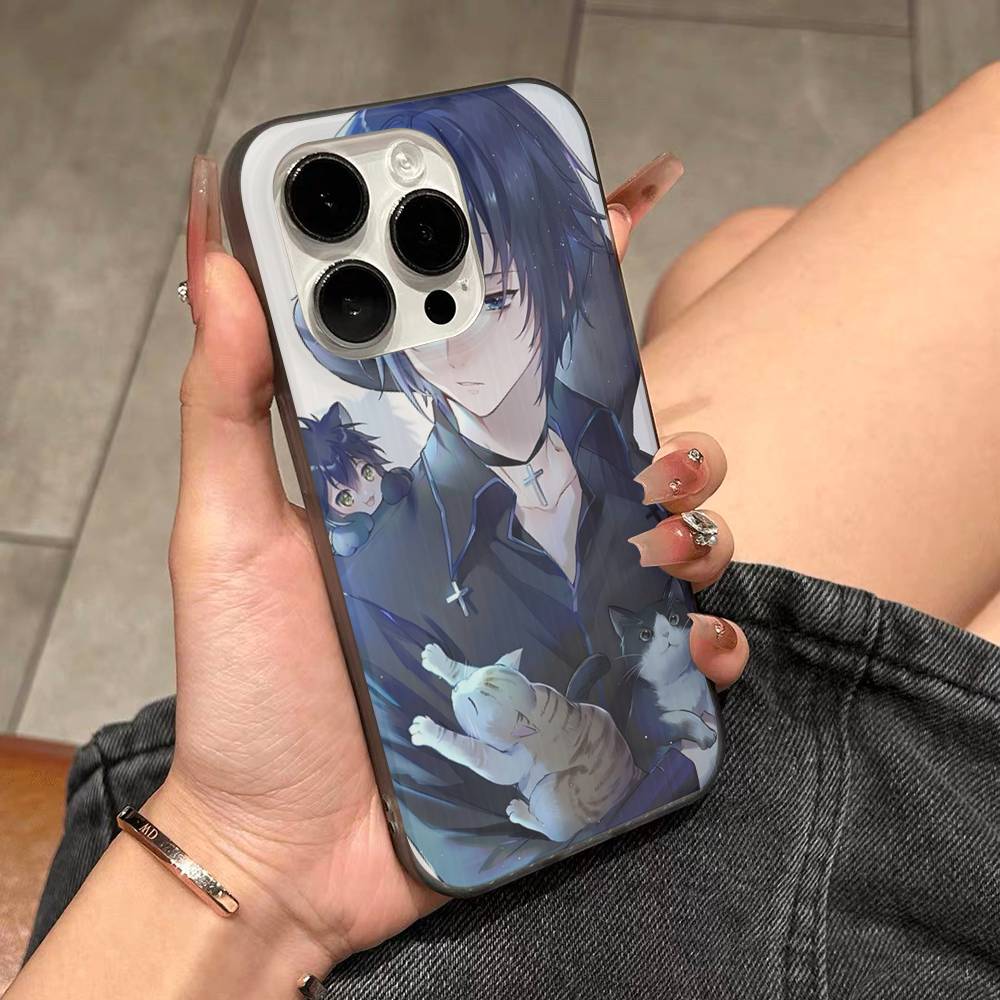 АНIME Shugo Chara Аму Чехол для телефона Для IPhone 17 16 15 14 13 12 11 Pro Max Plus Pro Полоска Мягкий чехол
