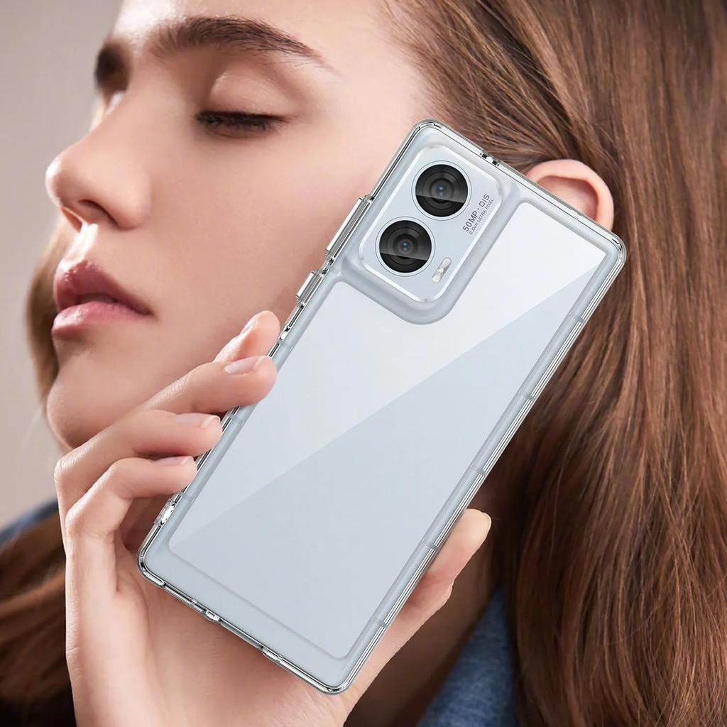Phone Case For Motorola Moto Edge 50 Fusion , Clear Transparent Phone Case Cover For Motorola Moto Edge 50 Fusion
