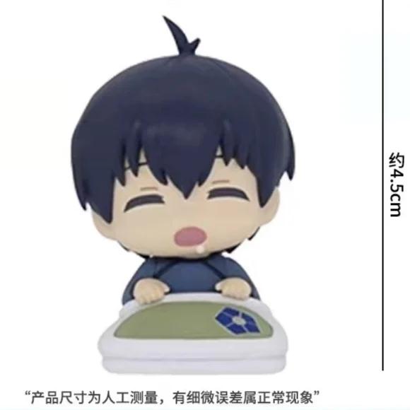 BLUE LOCK Action Figure Sleep Gacha Cute Cartoon Ornament Bachira Meguru Nagi Seishiro Chigiri Hyoma Isagi Yoichi Model Toy