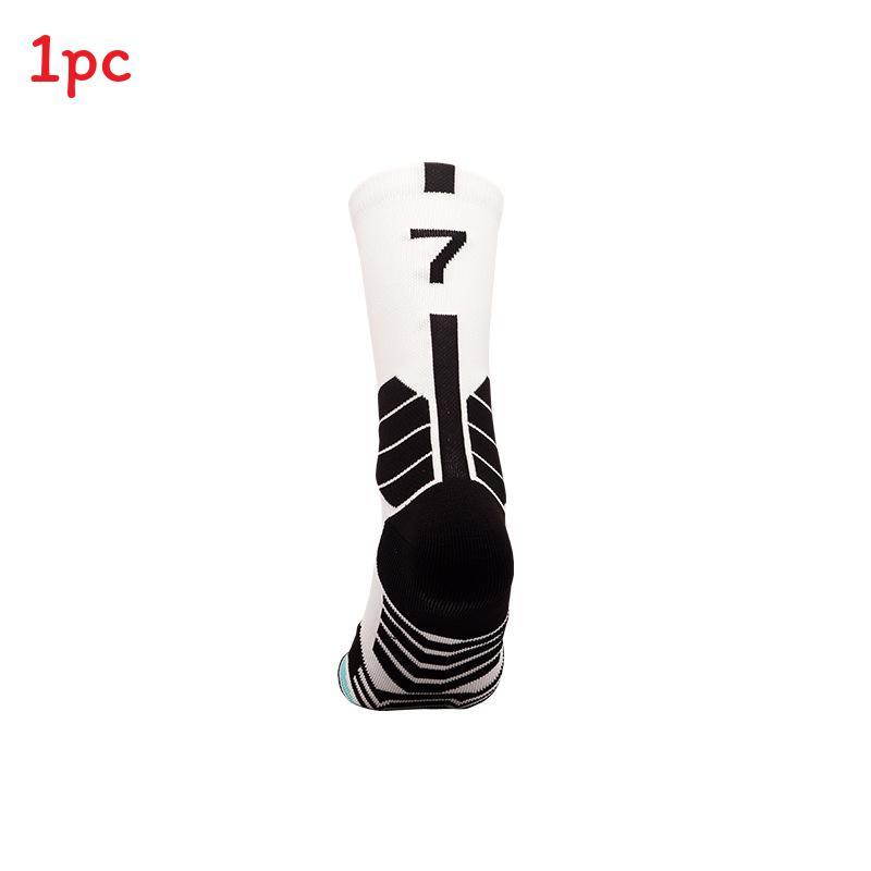 Adult Basketball Socks With Breathable Nylon Material For Sports Performance And Moisture Wicking
