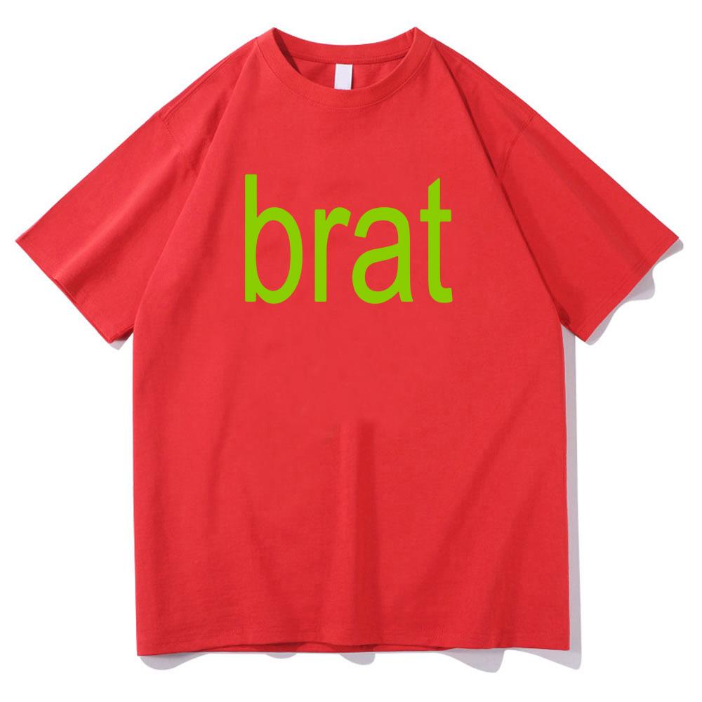 Brat Album 2024 Tour T-shirt Charli XCX with Special Guest Shygirl Tee-shirt Casual Cotton High Quality Women Tshirt Unisex Tees