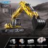 Cada 1702Pcs 1:20 City Remote Control Technical Engineering Car DIY Model Building Blocks RC Excavator Bricks Toys for Kids Gift