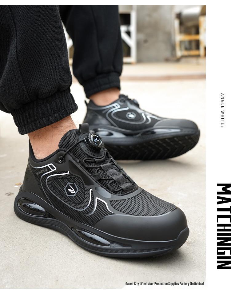 Универсальная защитная рабочая обувь: Ударопрочная, Устойчивая к проколам, Амортизирующая, Износостойкая Технология для Всех Сезонов