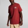 Puma X Palomo Co-Branded Printed Round Neck Short Sleeve T-Shirt Unisex Tops Burgundy 535966-77