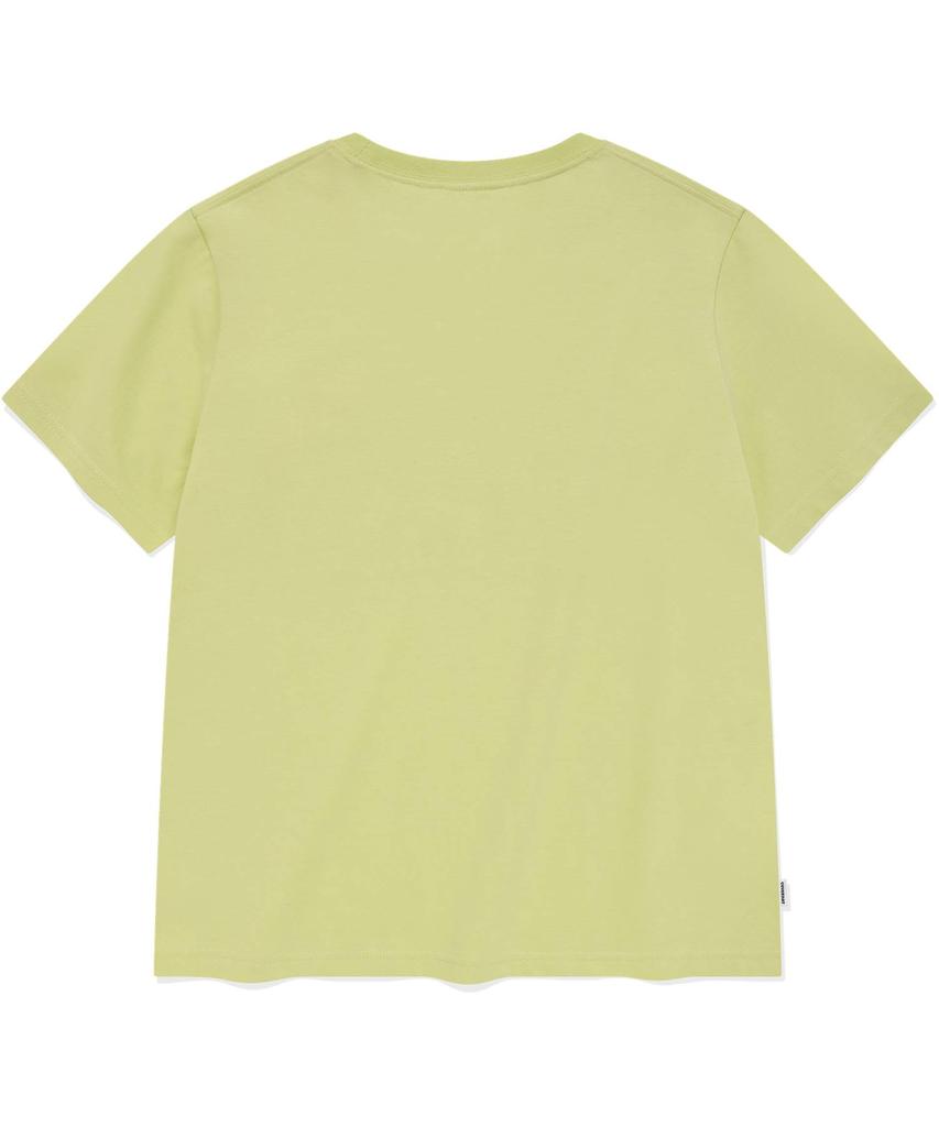 COVERNAT WOMAN Small Clover Heart T-Shirt Lime
