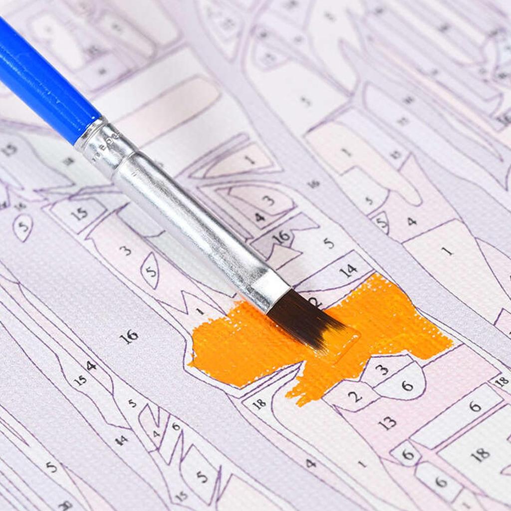 1 Фото Индивидуальная Раскраска по Номерам DIY на Холсте для Взрослых Ручная Работа Персонализированные Идеи Подарков Декор для Дома Без Рамы