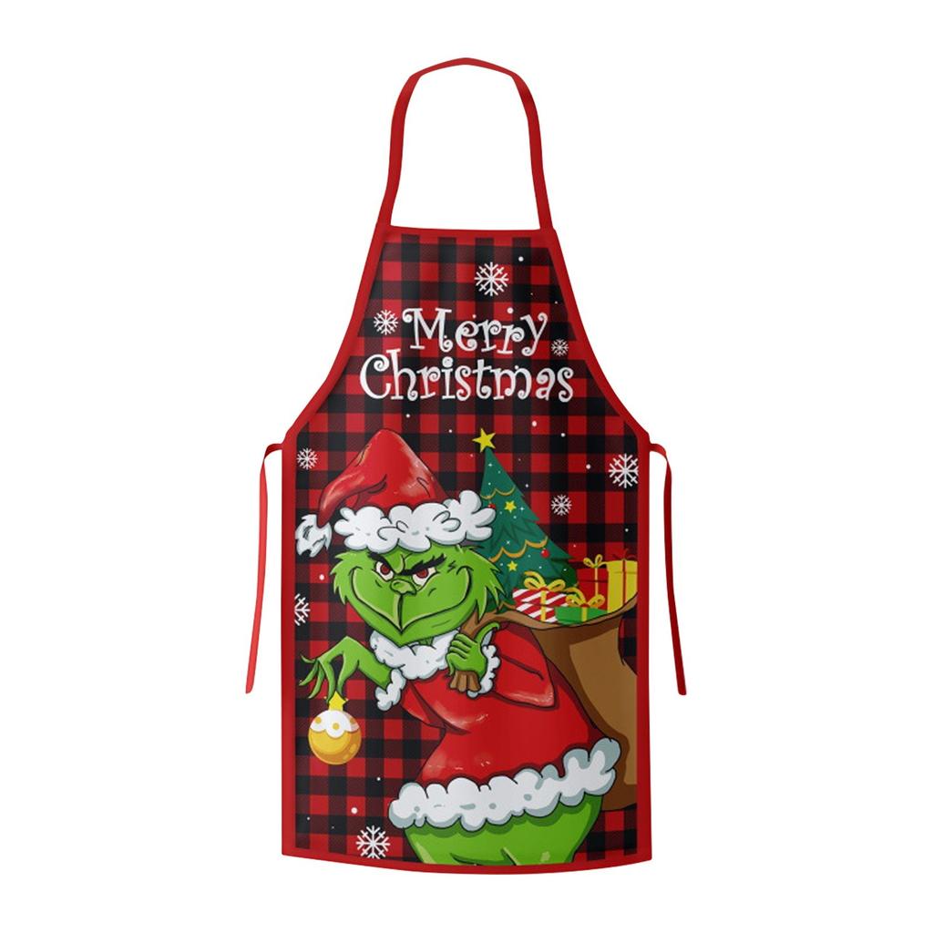 Christmas Apron: And Claus Design Home Kitchen Apron Christmas Decorations