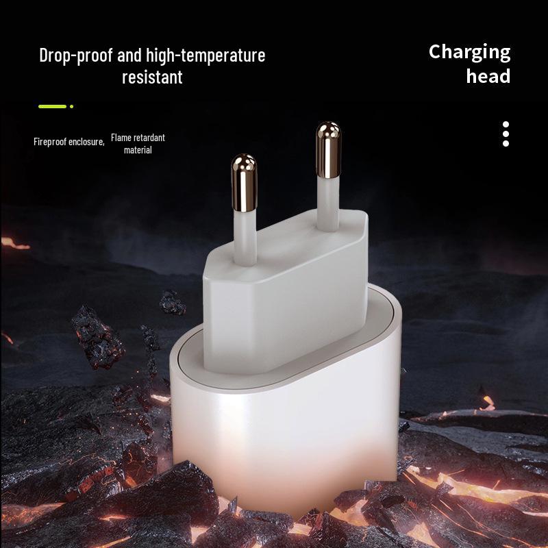 Быстрое зарядное устройство PD20W 30W - Сертифицированный 3C Тип-C Европейский адаптер