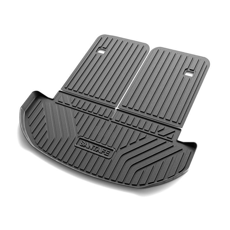 Современный огнеупорный износостойкий ПЭТ коврик в багажник для хранения с полным покрытием заднего отделения