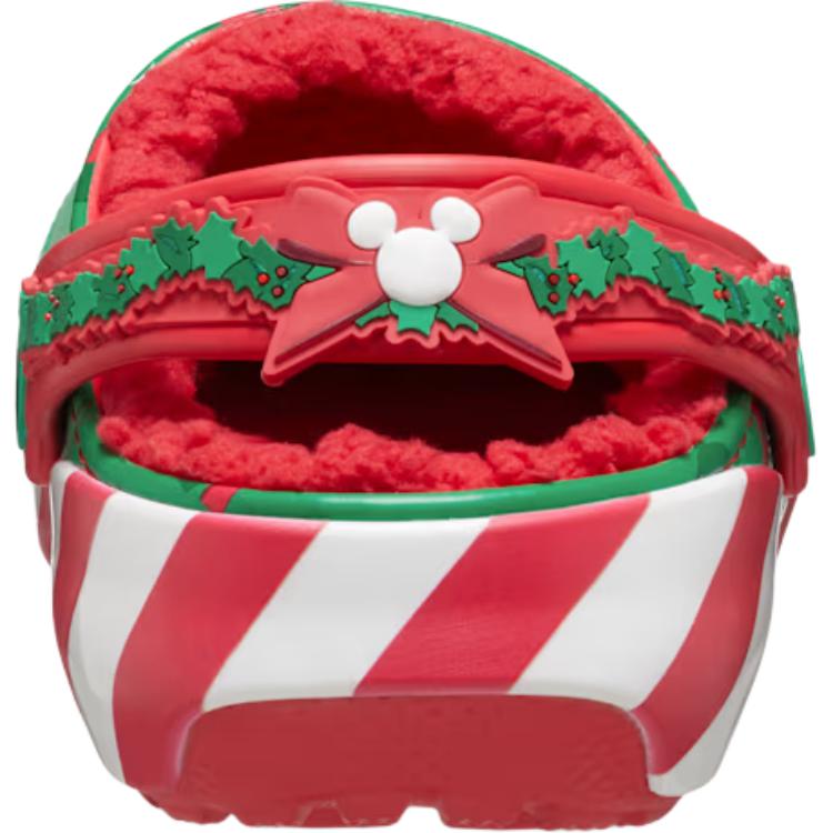 Disney x Crocs Classic Clog Детские Микки Праздничные Детские Кроссовки Зеленый Мульти 210814-90H