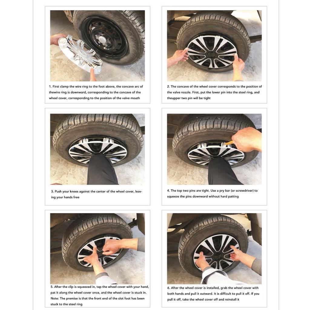 Универсальный 4 шт. 14-дюймовый колпак колеса, черный, элитный, крутой спортивный обод колеса, сменная накладка, автомобильные аксессуары для Ford