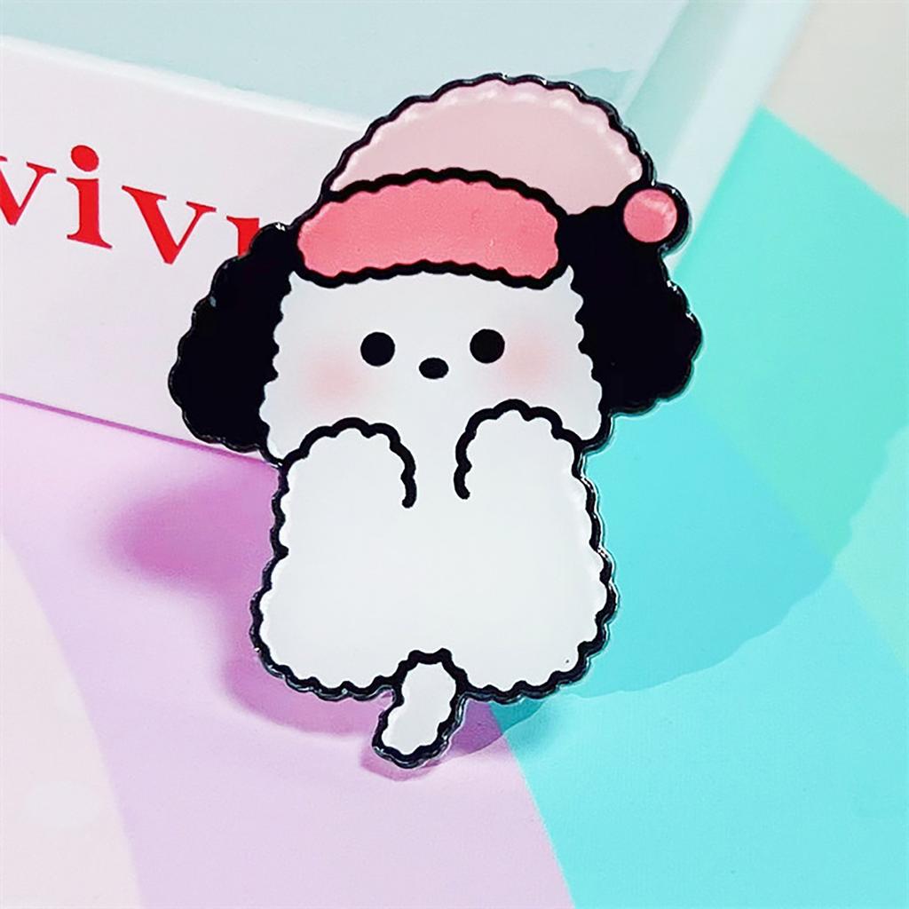 Милая и милая мультяшная акриловая брошь-значок в виде щенка, детский подарок, подвеска для девочки, маленькие украшения