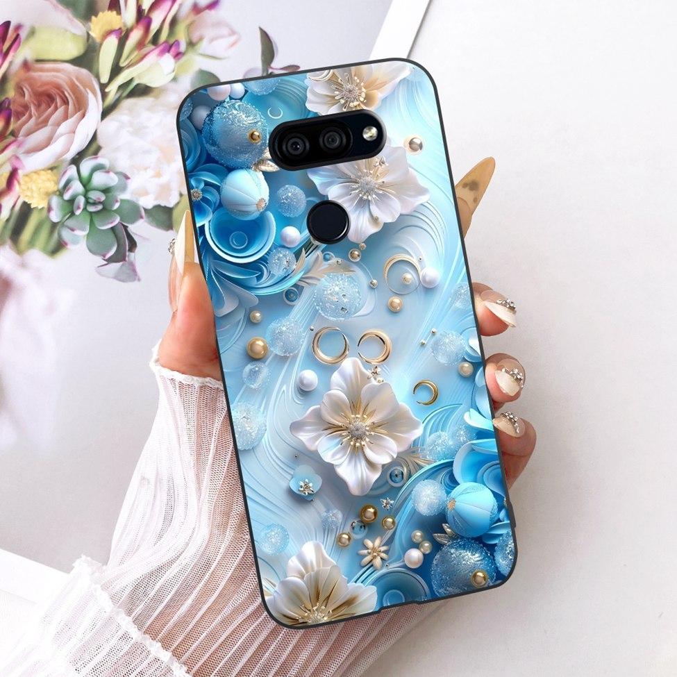 Чехол для LG K40S 2019 Чехол Эстетичный Милый Кот Модный Смешной Расписной Силиконовый Чехол для Телефона LMX430HM
