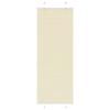 VidaXL Store Plissé Crème 75x200 Cm Largeur Du Tissu 74,4 Cm Polyester, Window Pleated Blind, Accordion Blind, Blind 4015308